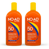NO-AD SPF 50 Sport - bouteille 16 oz, protection UV fiable pour toute la famille.