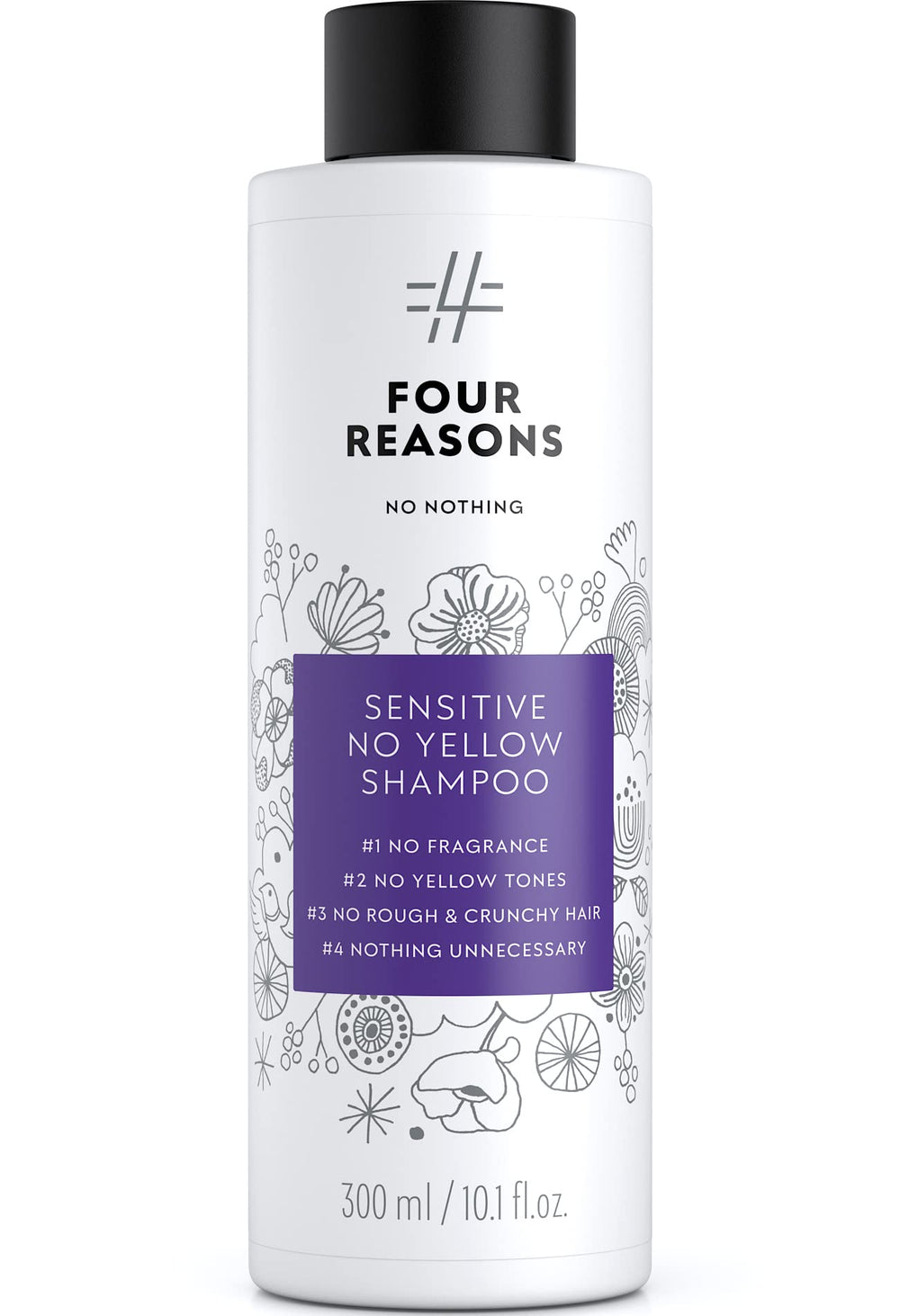 No nothing: Bouteille du shampoing sans parfum pour cheveux blonds.