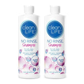 No-Rinse Shampoo bottle pour for effortless rinseless refresh