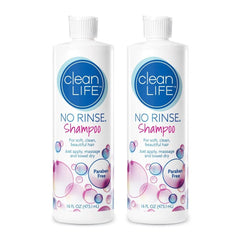 No-Rinse Shampoo bottle pour for effortless rinseless refresh