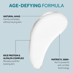 No7 exfoliant naturel AHA : peau plus lisse et lumineuse.