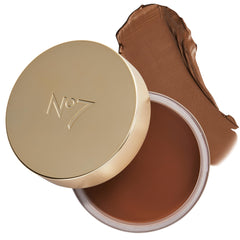 No7 Pro Artist Soft Glow Cream Bronzer, bouteille, éclat naturel modulable.