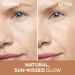 No7 Pro Artist Soft Glow sur pommettes, rendu hâlé discret et personnalisable