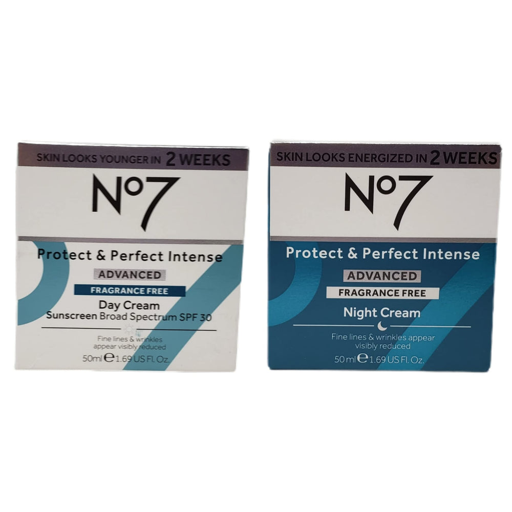 No7 Protect et Parfait crème visage jour SPF30, pot de 50 ml, protection quotidienne.