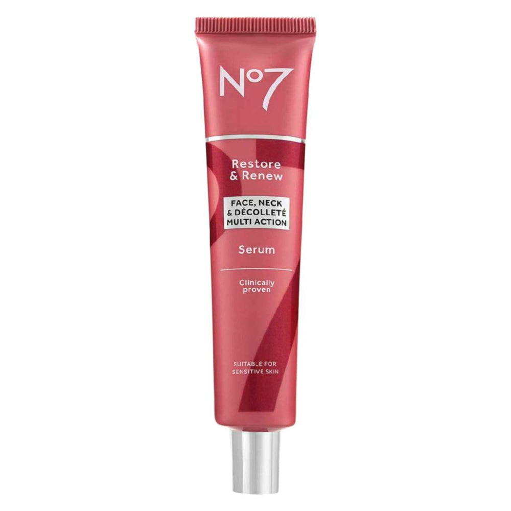 Sérum No7 Restore Renew, bouteille prête à revitaliser la peau