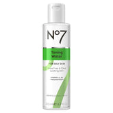 No7 tonique visage montrant la réduction des pores pour une peau nette