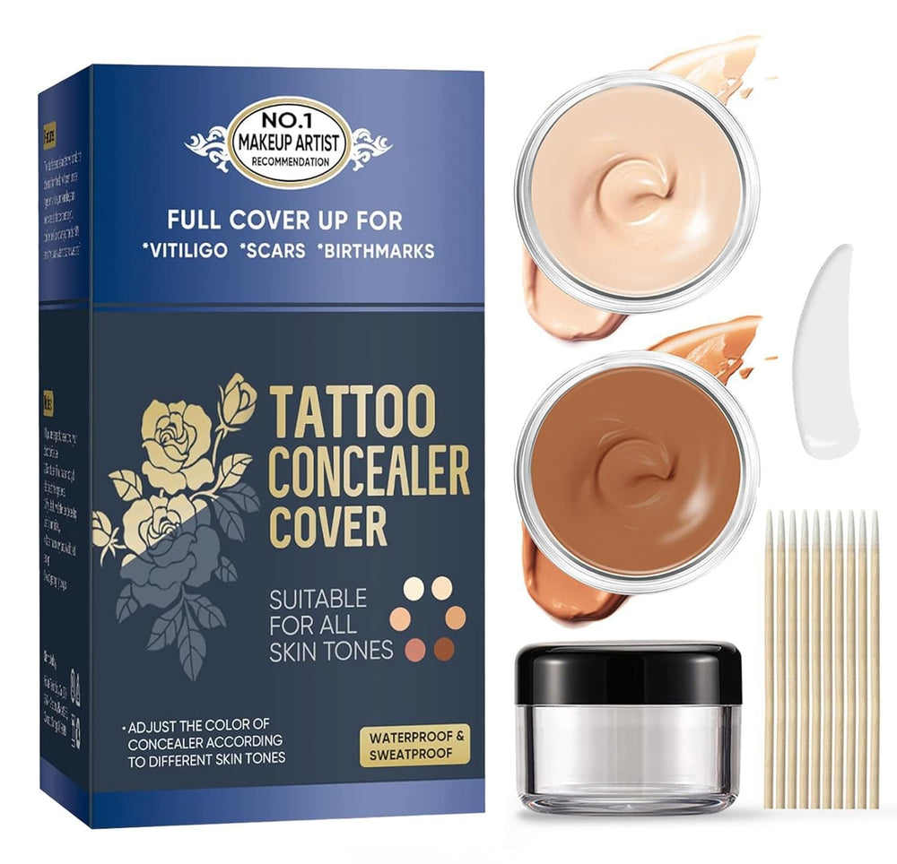 NOBA couverture tatouage étanche – flacon et texture légère prête à l’emploi.