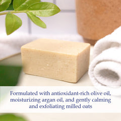 Noble Formula : texture-avoine-millée pour exfoliation légère.