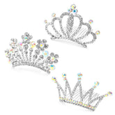 NODG tiare argent ensemble trois pieces, ideal pour mariage et photos