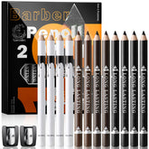 Noerrors crayon barbier ensemble 12-pcs, emballage pratique pour démarrer le contour.