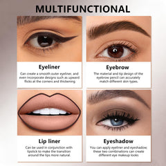 Noerrors crayon gel pour les yeux brun cafe, tenue impermeable.