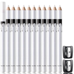 Noerrors ensemble 12 crayons barbier blanc pour dessiner une ligne de cheveux nette