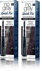 No Gray Quick Fix retouche racines brun foncé, solution rapide pour masquer les racines visibles