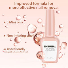 Noiunal dissolvant gel 3 minutes, élimination efficace.