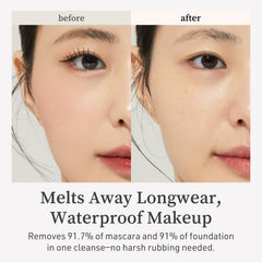 NOONI Snow Aqua 0 Ginseng, application douce adaptée peaux sensibles et réactives.