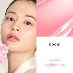 NOONI Huile lèvres Applepeony teinte naturelle et éclat léger