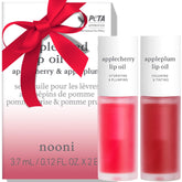 NOONI Huile Lèvres Appleseed en bouteille, hydratation légère et douceur satinée.