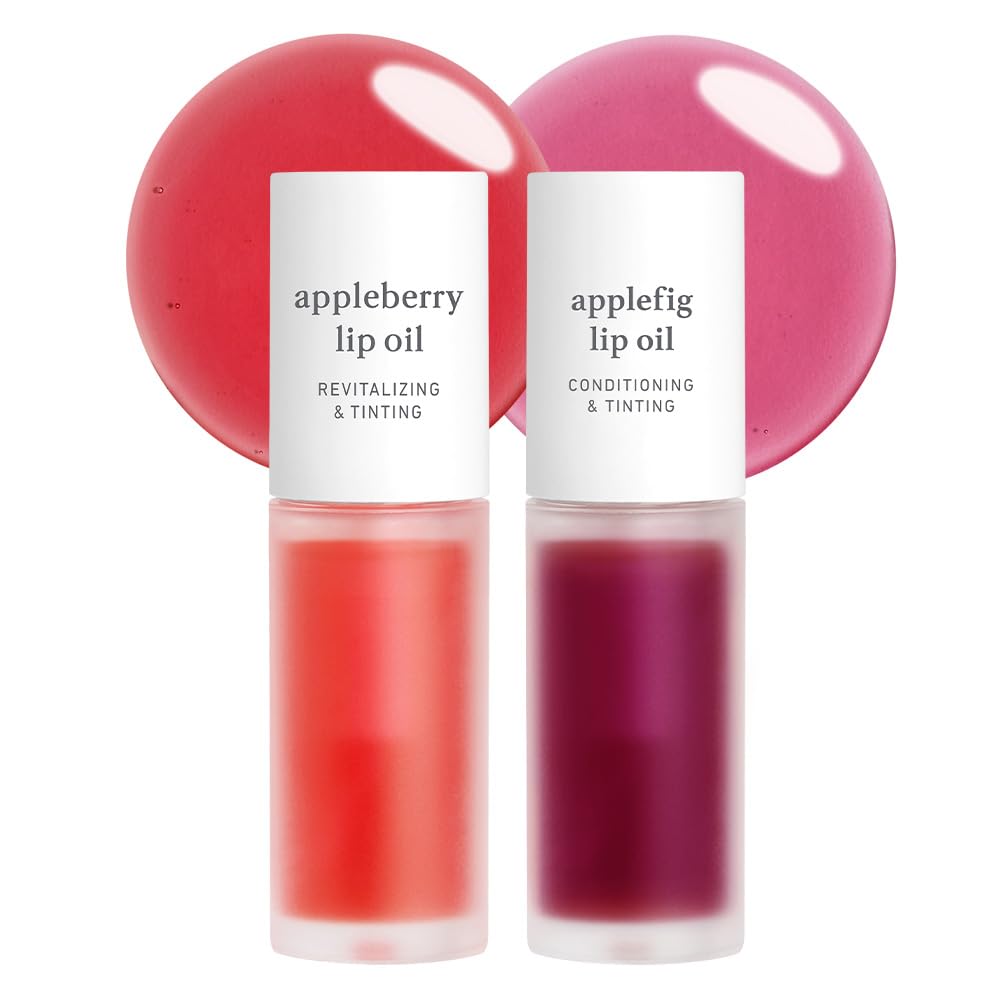 NOONI Lip Oil Set Appleberry Applefig packaging showcases premium gift-ready design