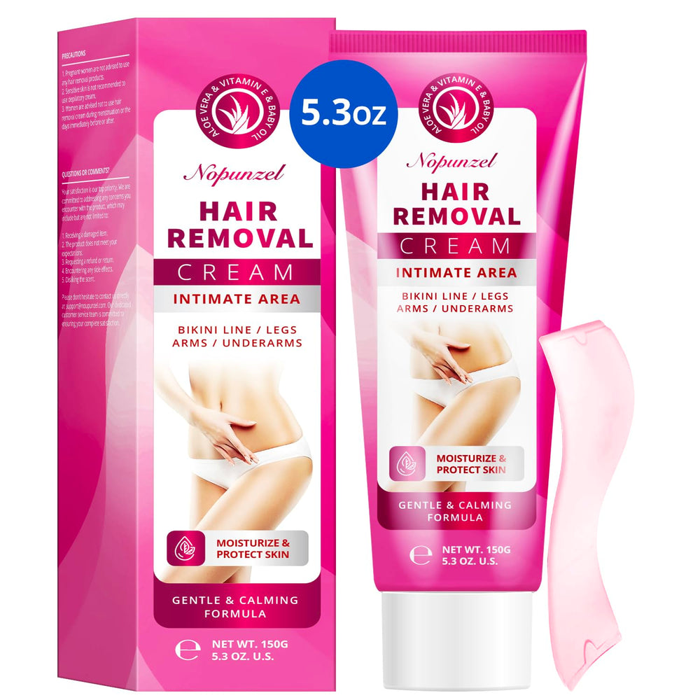 NOPUNZEL crème épilation femme, épilation du corps en douceur et efficace.