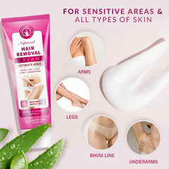 NOPUNZEL crème épilation femme – jambes lisses rapidement et sans effort.