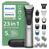 Norelco All-in-One 9000 set lame métallique pour une coupe précise et durable