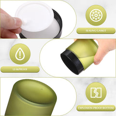 Norme – verre 4 oz étanche et hermétique, protège les contenus.