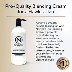 Norvell application zones protegees genoux coudes pieds mains: bronzage plus regulier.