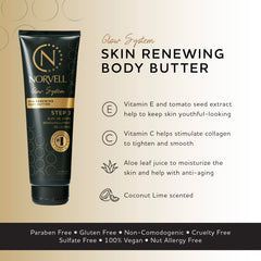 Beurre réparateur Norvell post-bronzage, peau lisse et revitalisée après bronzage.