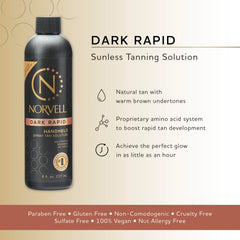 Application Norvell ONE avec système de pulvérisation pour un bronzage homogène