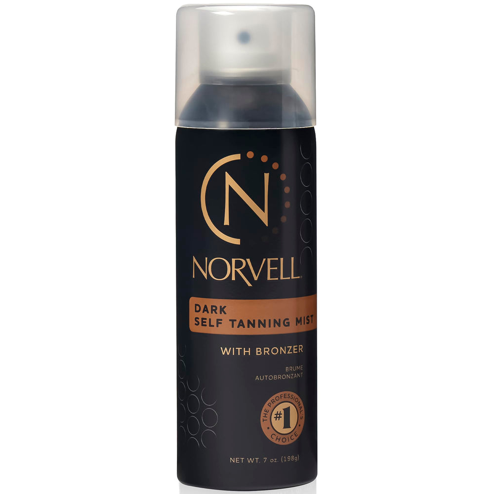 Norvell professionnel brume auto-bronzante: bouteille-pompe 7oz pour une application fluide.