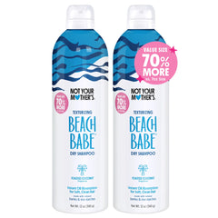 Shampooing sec Beach Babe Not Your Mother's, flacon jumbo, absorption rapide.