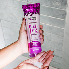 Not Your Mother's Curl Talk Bond Building Shampoo creates a rich lather for defined curls.
