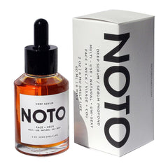 NOTO Botanics Sérum Profond Naturel — goutte d’application pour nourrir la peau.