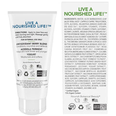 Nourish Organic Crème Visage – absorption rapide et hydratation quotidienne
