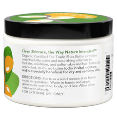 Nourish Organic Texture-creme-karite, sensation satinée pour peau et cheveux.