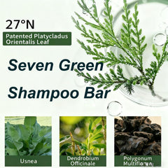 NovaCharm Shampoing Solide Vert Sept : formule herbes vertes nettoie en douceur