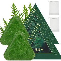 NovaCharm Shampoing Solide Vert Sept triangle : prise en main facile et lavage rapide