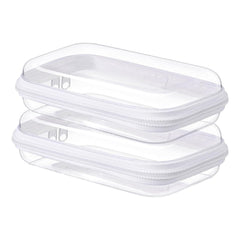 NovaHF boîte transparente compacte idéale pour les petits objets et l’organisation.