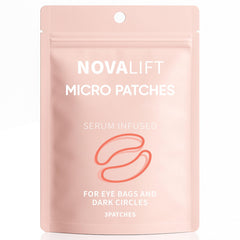 NOVALIFT patches-yeux micro-serum infusé, hydratation ciblée et soin rapide.