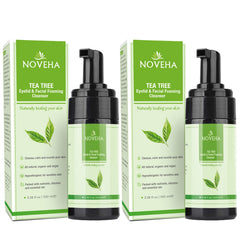 NOVEHA arbre-a-the mousse nettoyante paupieres, douceur quotidienne pour les yeux.
