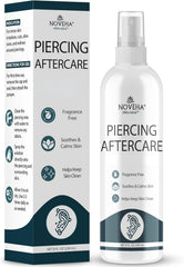 NOVEHA flacon soin piercings 237 ml, pratique et doux pour une utilisation quotidienne