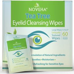 Lingettes NOVEHA yeux arbre-a-the hydratation pour les yeux sensibles