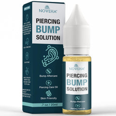 Solution NOVEHA pour piercing – bouteille 20ml, soin doux quotidien.