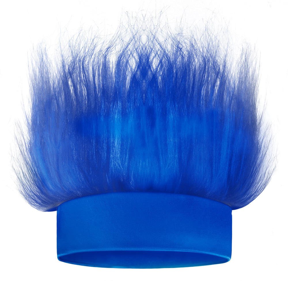 Novelty Place bandeau cheveux bleu poilu – idéal pour cosplay et Halloween.