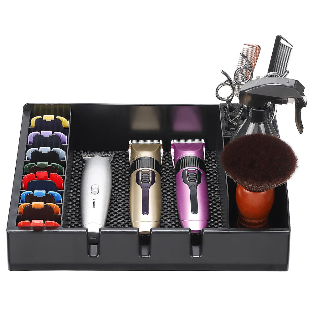 Noverlife plateau barbier ensemble d outils bien rangés et accessibles.