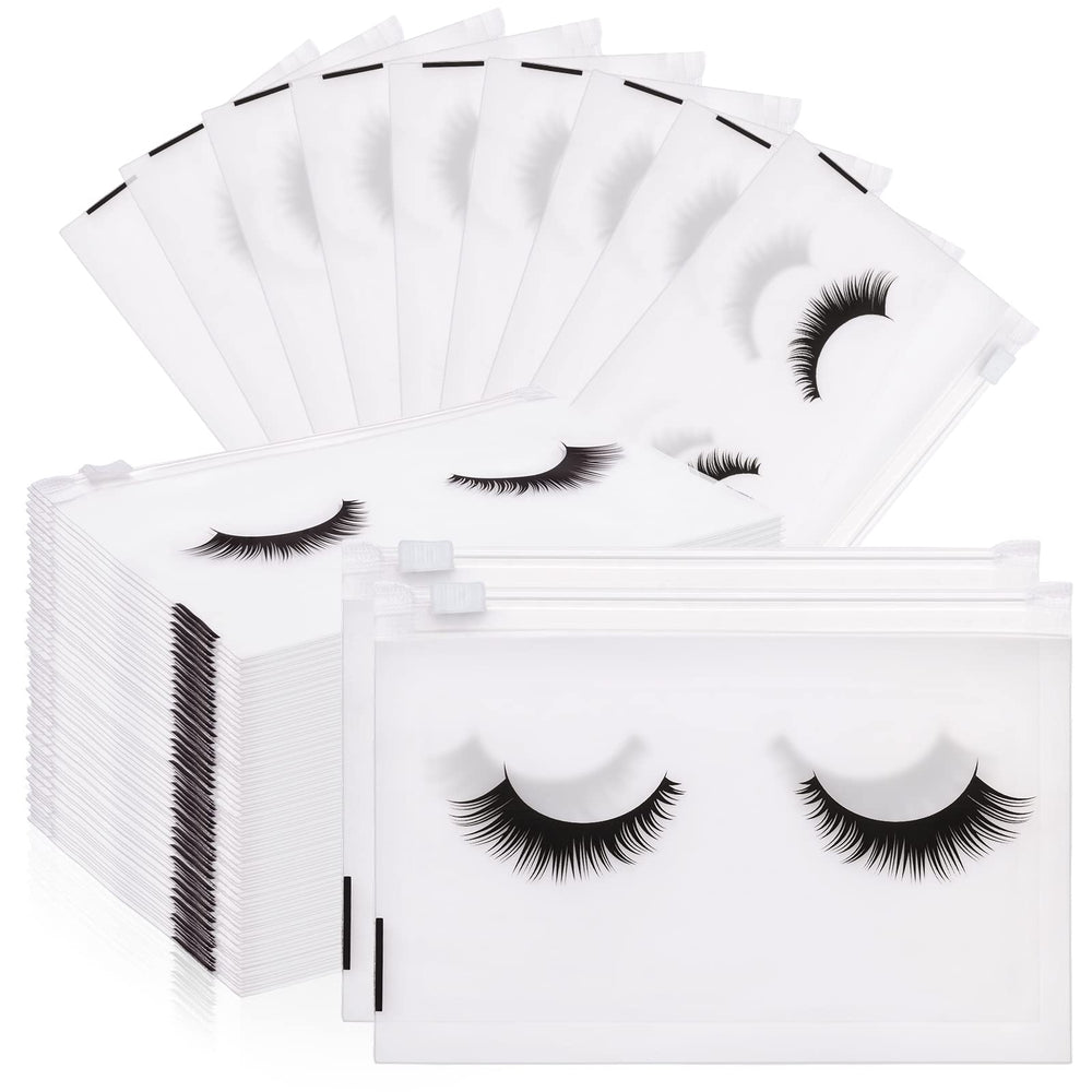 Noverlife sac maquillage avec motif cils imprimé pour ranger vos produits beauté