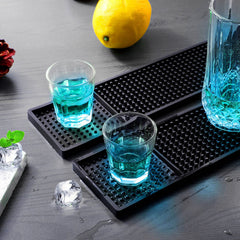 Tapis-bar Noverlife protège comptoirs et verres des éclaboussures.