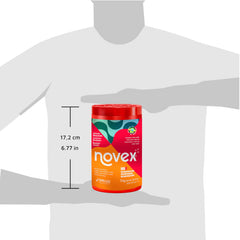 Novex Masque Kératine Brésilienne – cheveux brillants après utilisation.