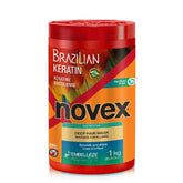 NOVEX Masque Conditionneur Cheveux Keratine Frisottis Bouteille: lisse les frisottis et apporte brillance