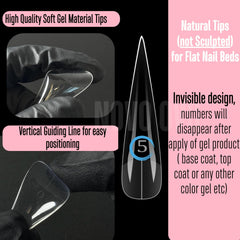 NOVO OVO ongles 12 tailles pour un ajustement précis
